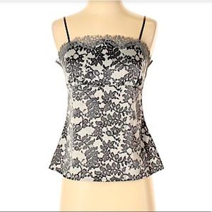 New York & Company Sleeveless Peplum Top